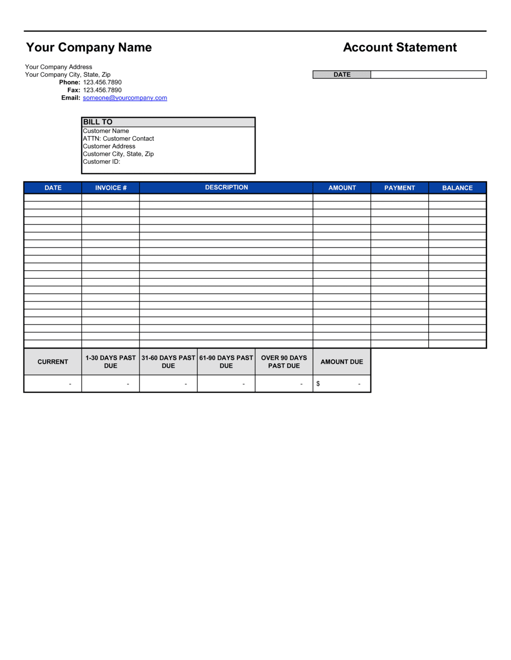 assignment of accounts receivable template
