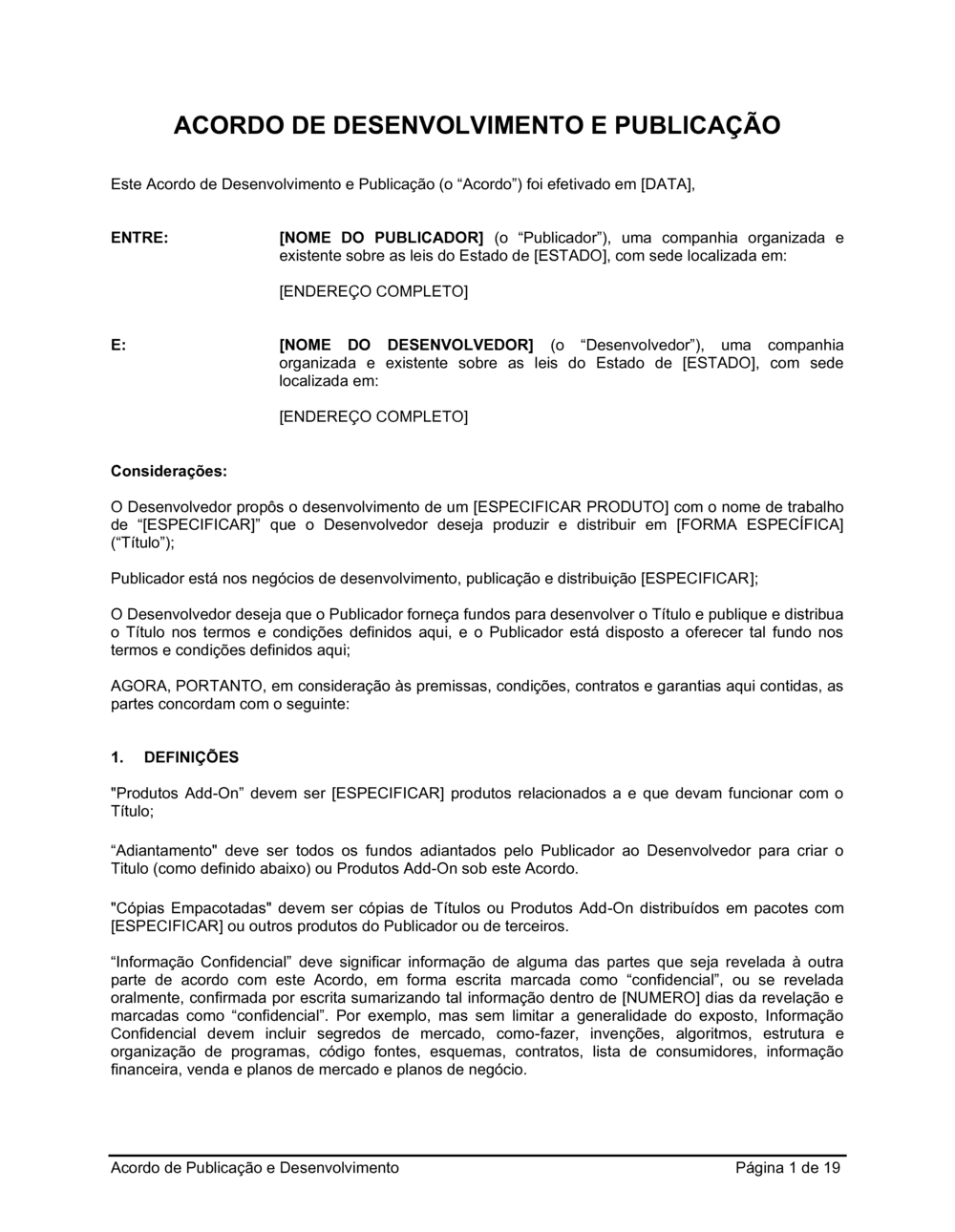 Business-in-a-Box's Acordo de Desenvolvimento e Publicação