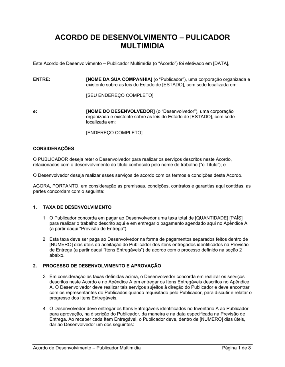 Business-in-a-Box's Acordos de Desenvolvimento Publicador Multimídia