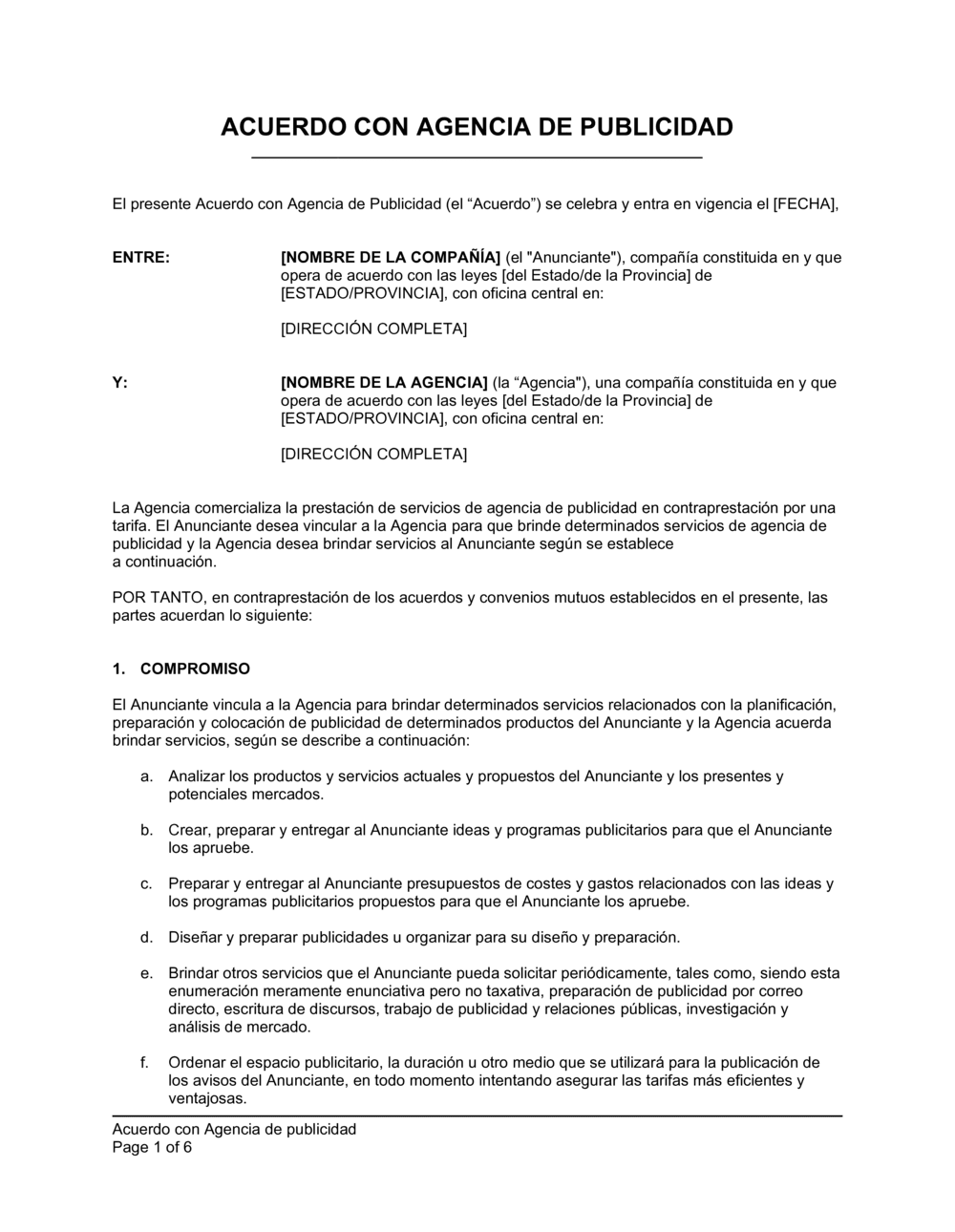 Business-in-a-Box's Acuerdo con agencia de publicidad