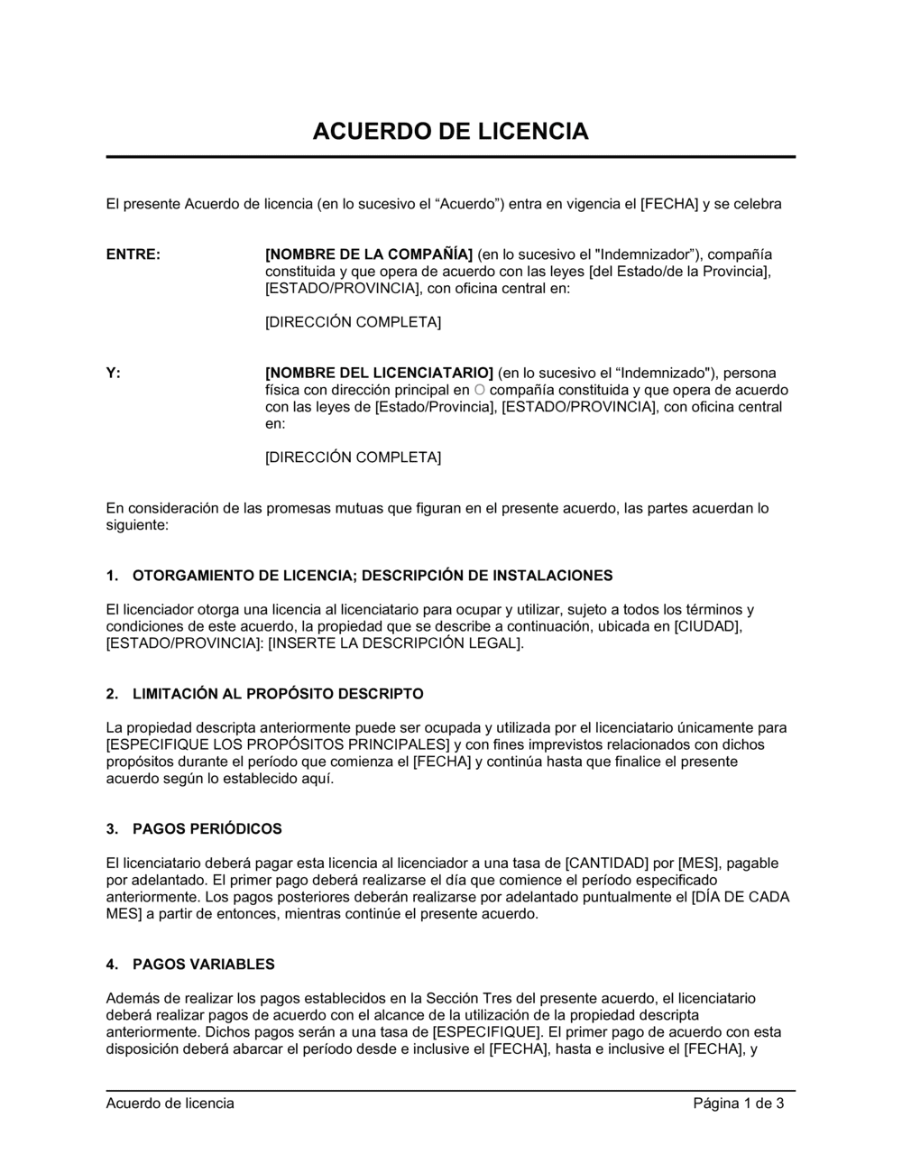 Business-in-a-Box's Acuerdo de licencia