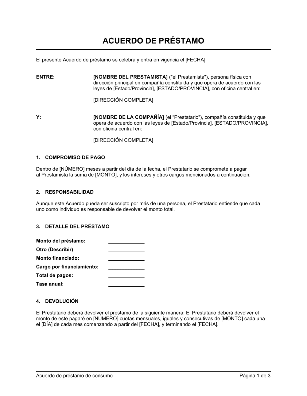 Business-in-a-Box's Acuerdo de préstamo