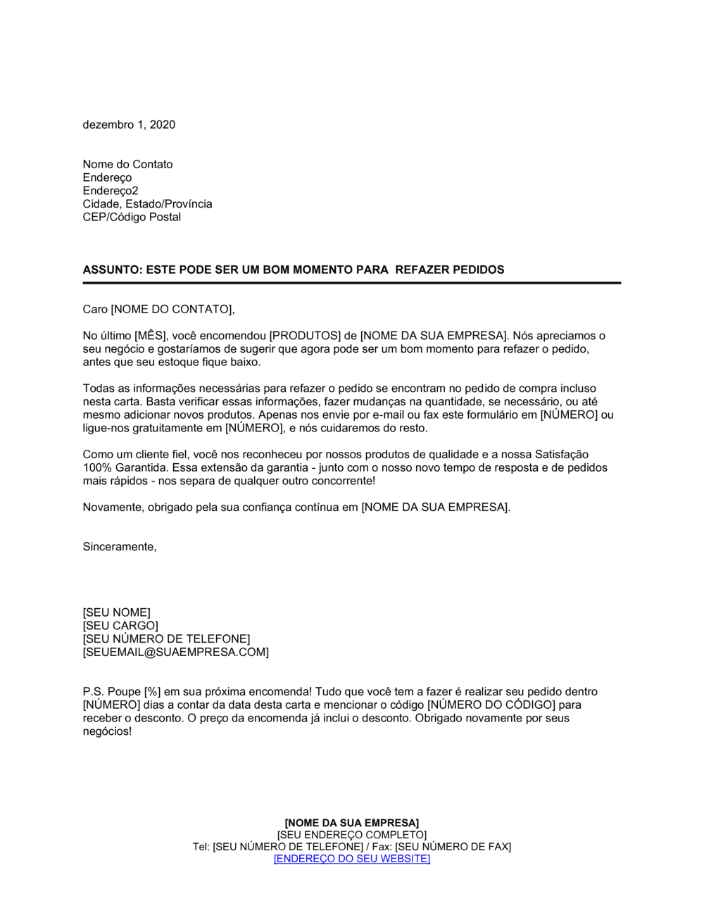 Business-in-a-Box's Agora é um Ótimo Momento Para Refazer Pedidos