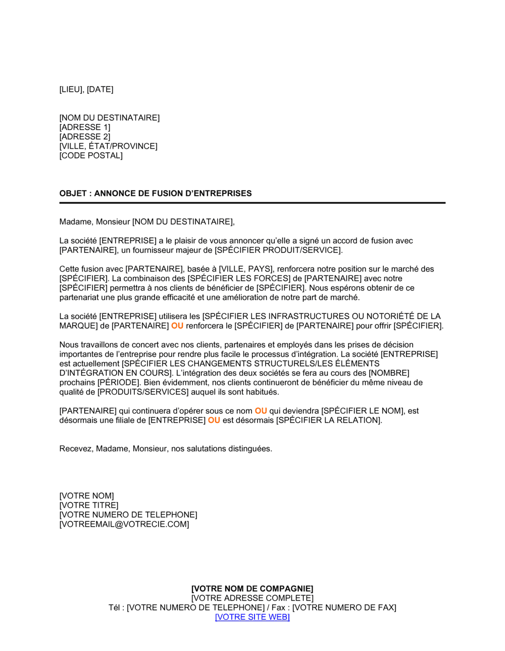 Business-in-a-Box's Annonce de fusion d'entreprises