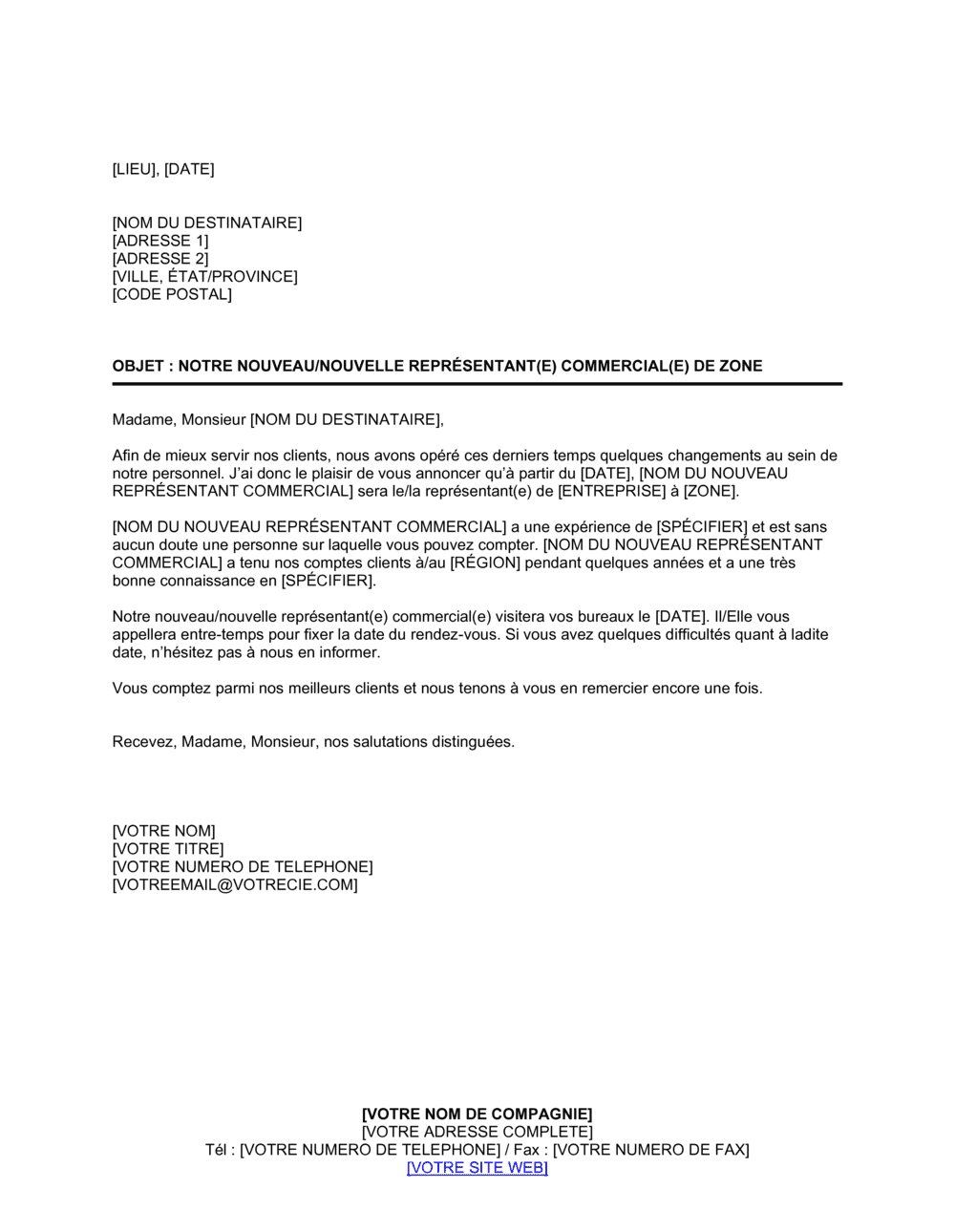 Business-in-a-Box's Annonce de nouveau représentant commercial