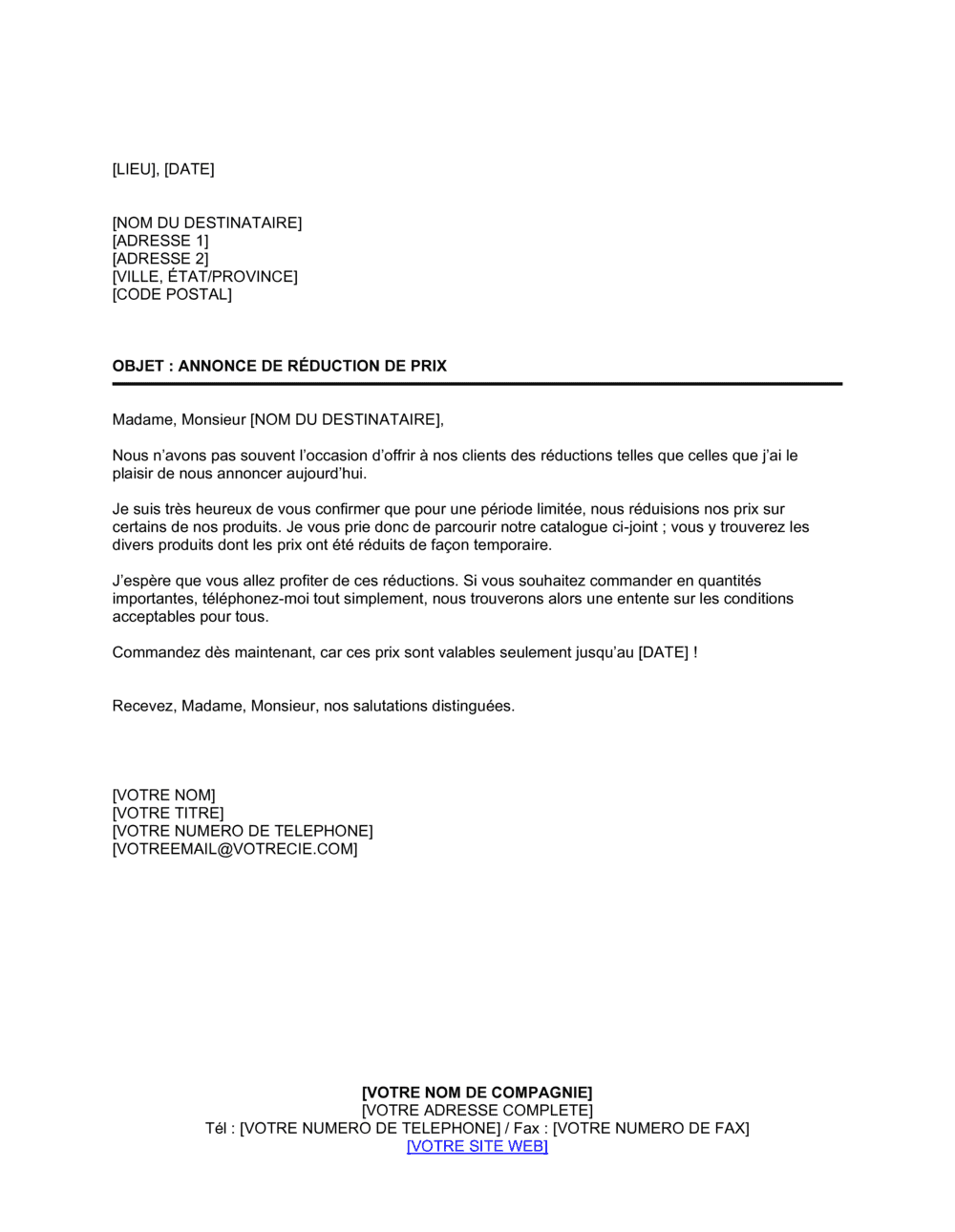 Business-in-a-Box's Annonce de programme de réduction des prix de catalogue