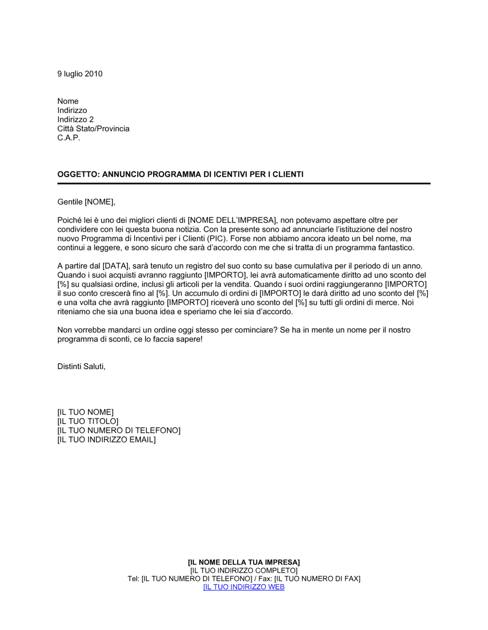 Business-in-a-Box's Annuncio programma di incentivi clienti