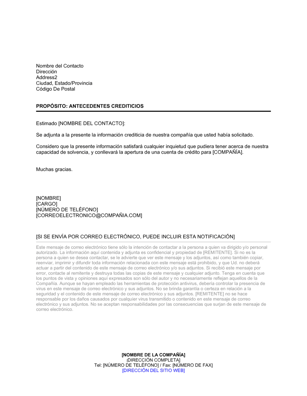 Business-in-a-Box's Antecedentes crediticios