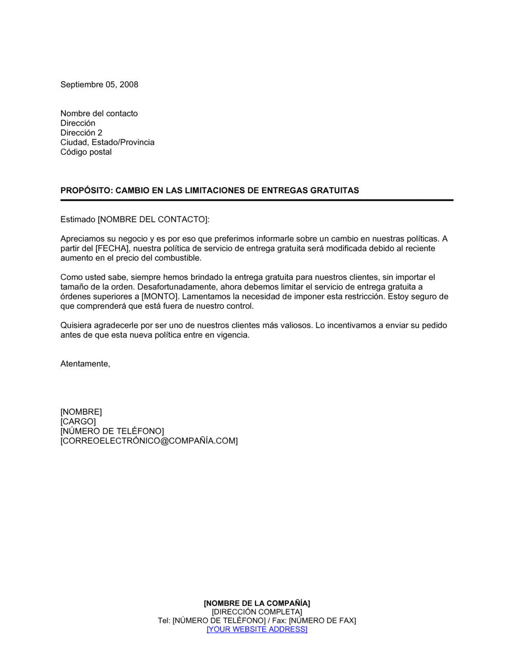 Business-in-a-Box's Anuncio de cambio en las limitaciones de entregas gratuitas