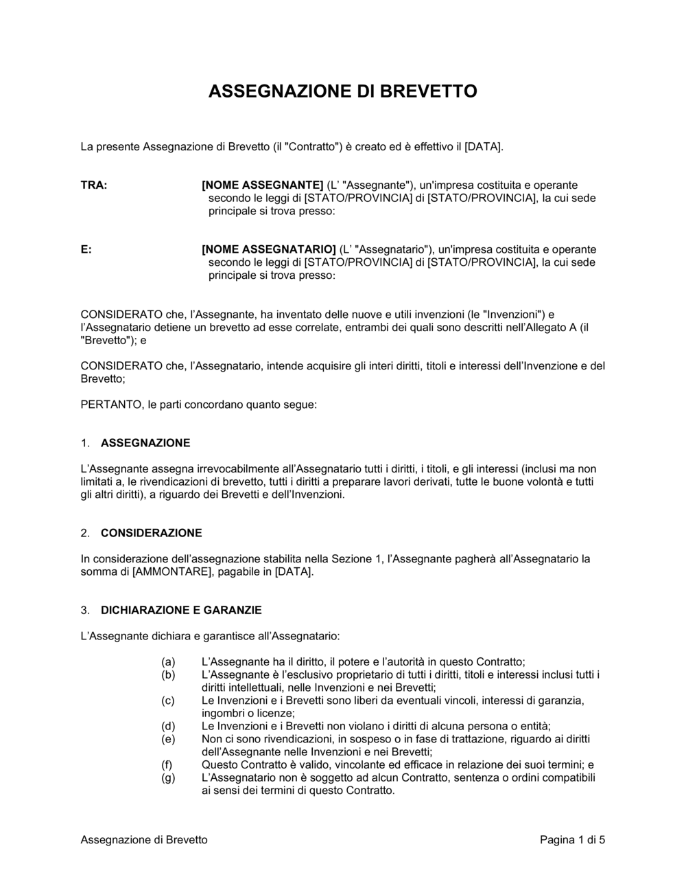 Business-in-a-Box's Assegnazione di brevetto