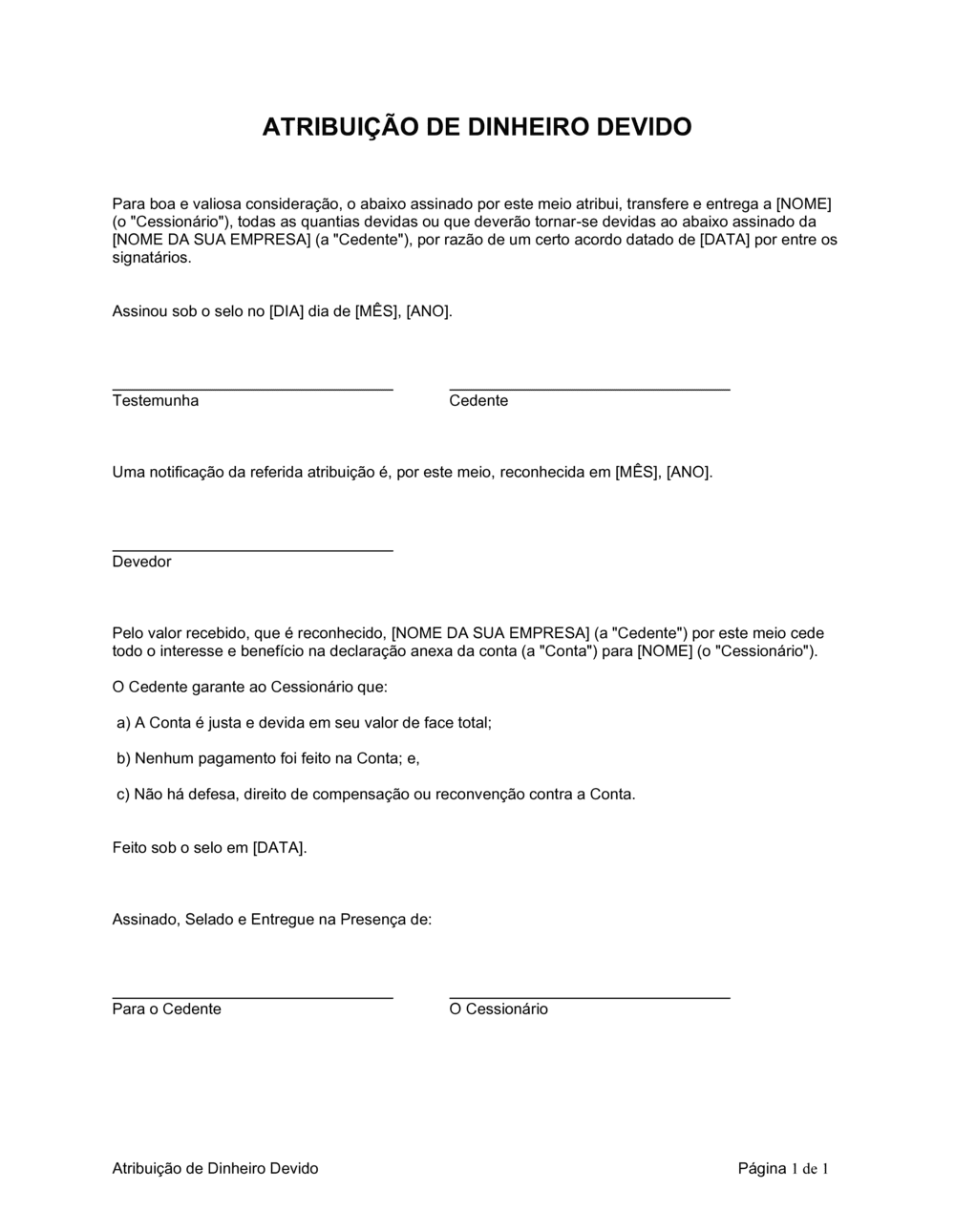 Business-in-a-Box's Atribuição de Dinheiro Devido