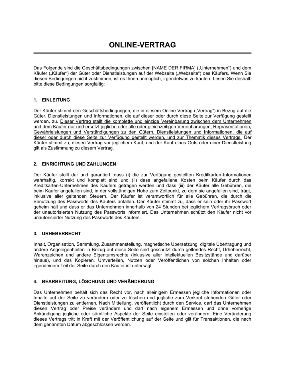 Business-in-a-Box's Ausschlussklausel bei Online Verkäufen