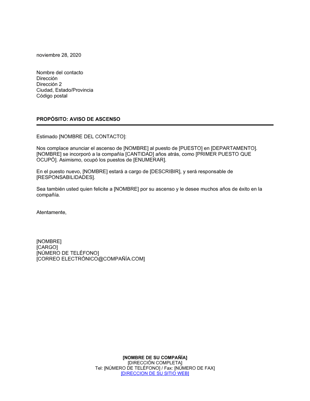 Business-in-a-Box's Aviso de ascenso1