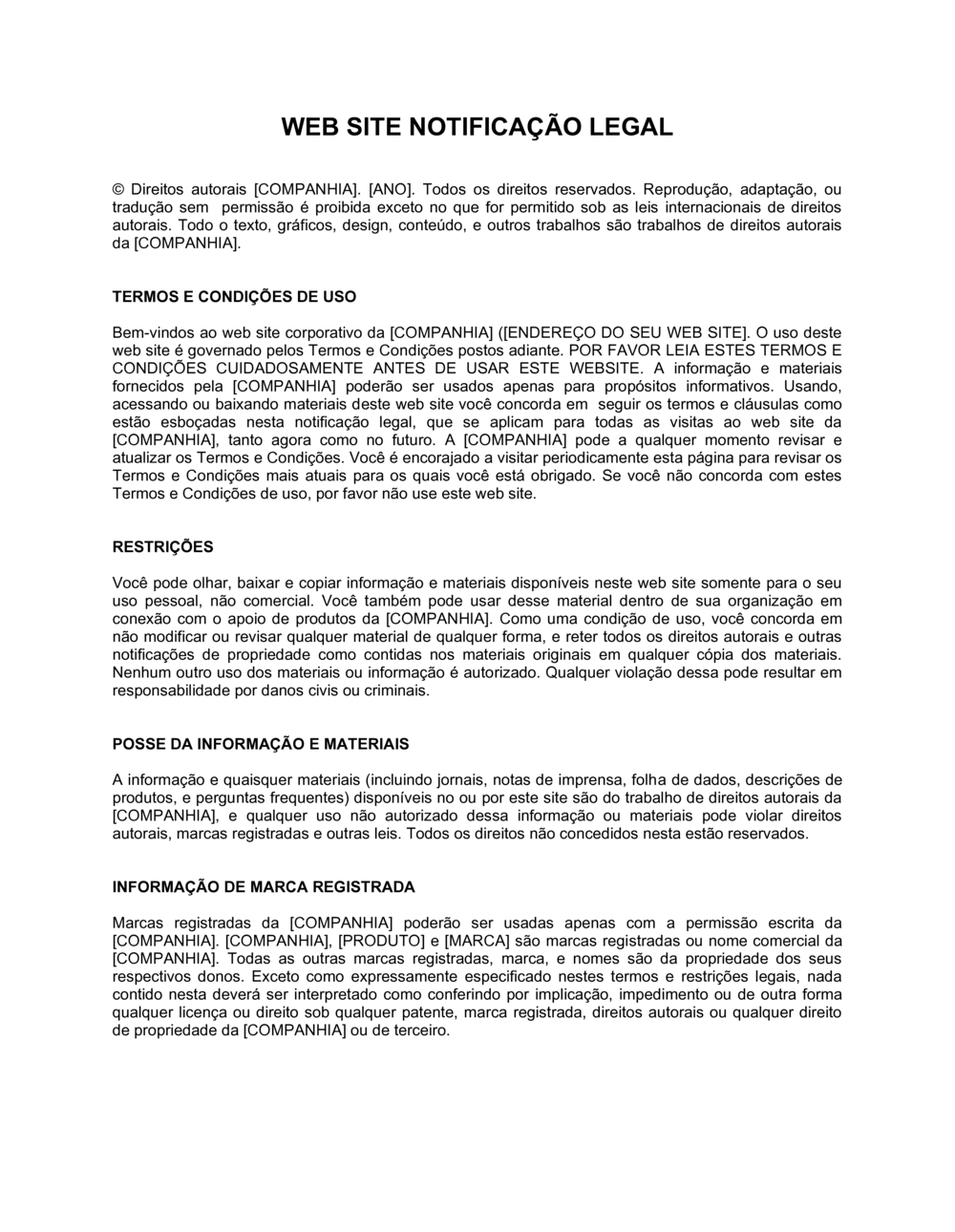 Business-in-a-Box's Aviso Legal