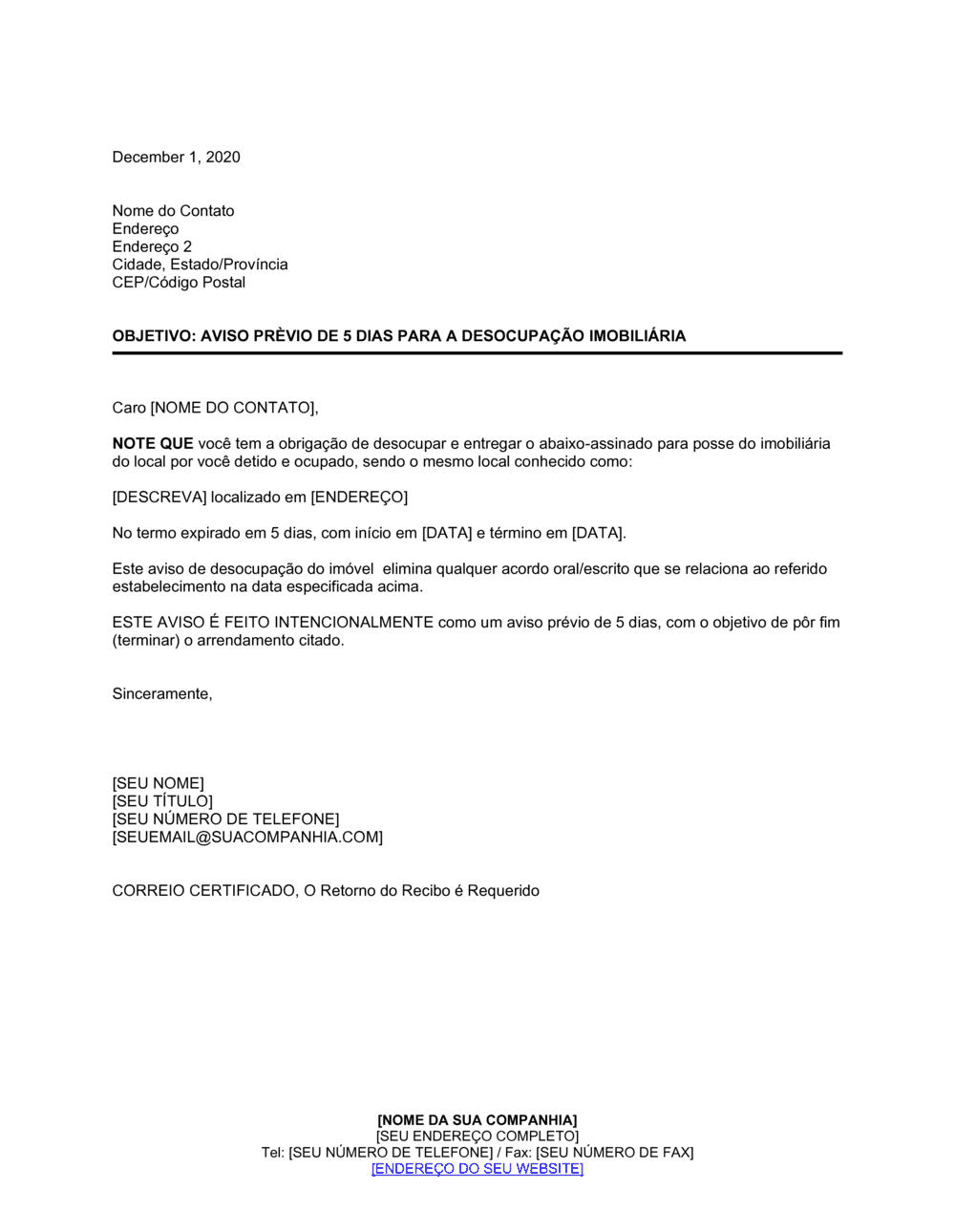 Business-in-a-Box's Avisos de 5-Dias para Sair