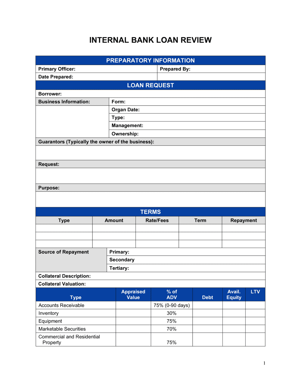 Bank Loan Application Form and Checklist Template | by Business-in-a-Boxâ„¢
