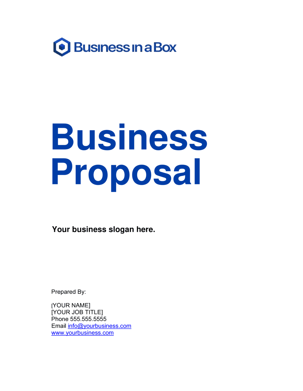 Cover Proposal Bisnis Ilustrasi