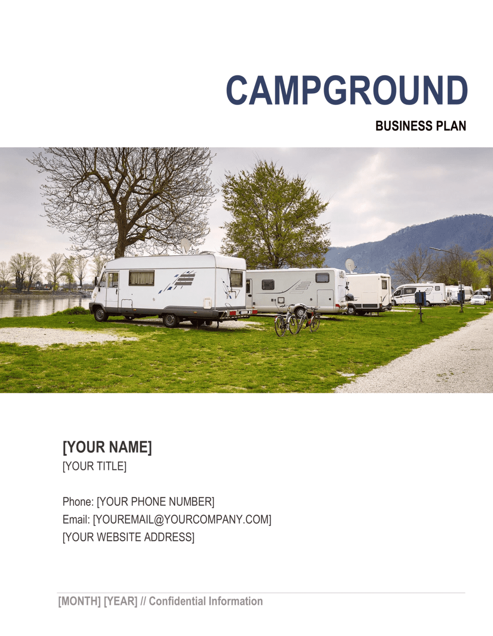 camping resort business plan