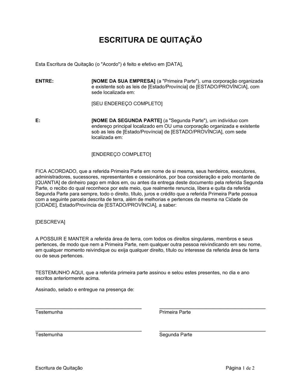 Business-in-a-Box's Certificado de Quitação