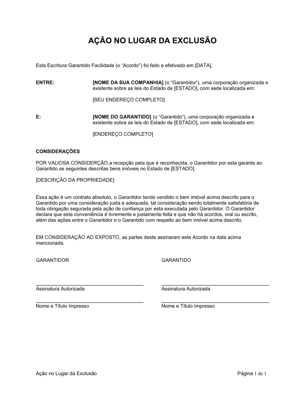 Business-in-a-Box's Certificado Em Vez de Encerramento