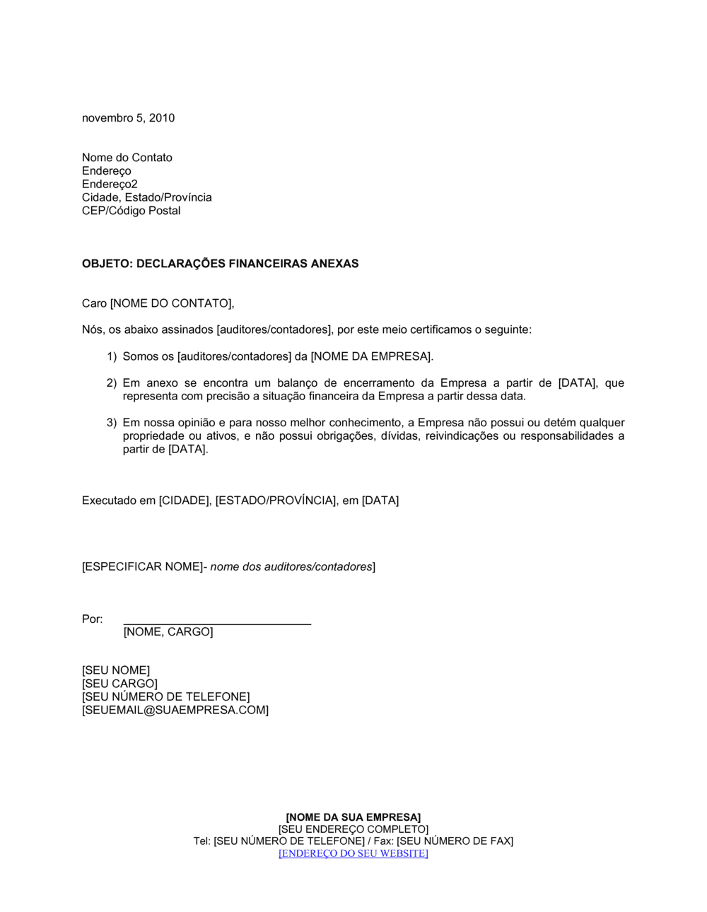 Business-in-a-Box's Certificação de Comprovante Anexando FInanceiro