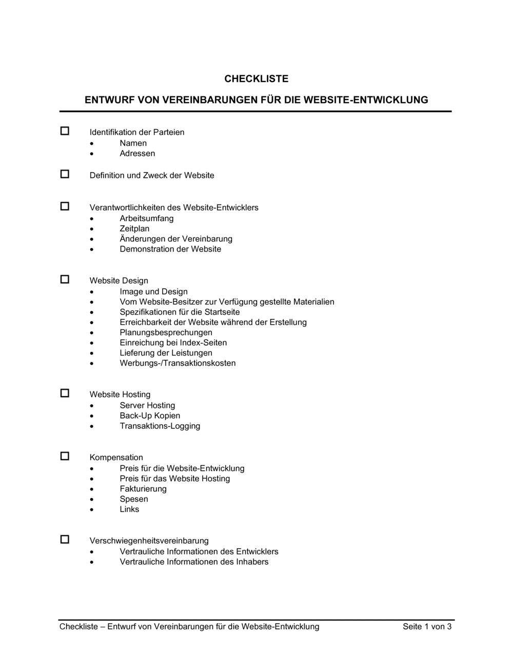 Business-in-a-Box's Checkliste Entwurf von Vereinbarungen über Website_Entwicklung