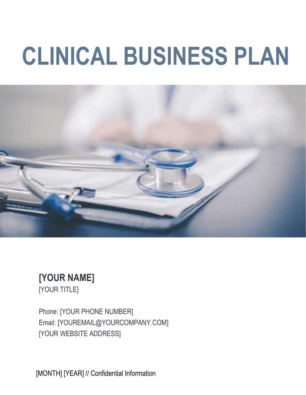 sample business plan for primary care clinic