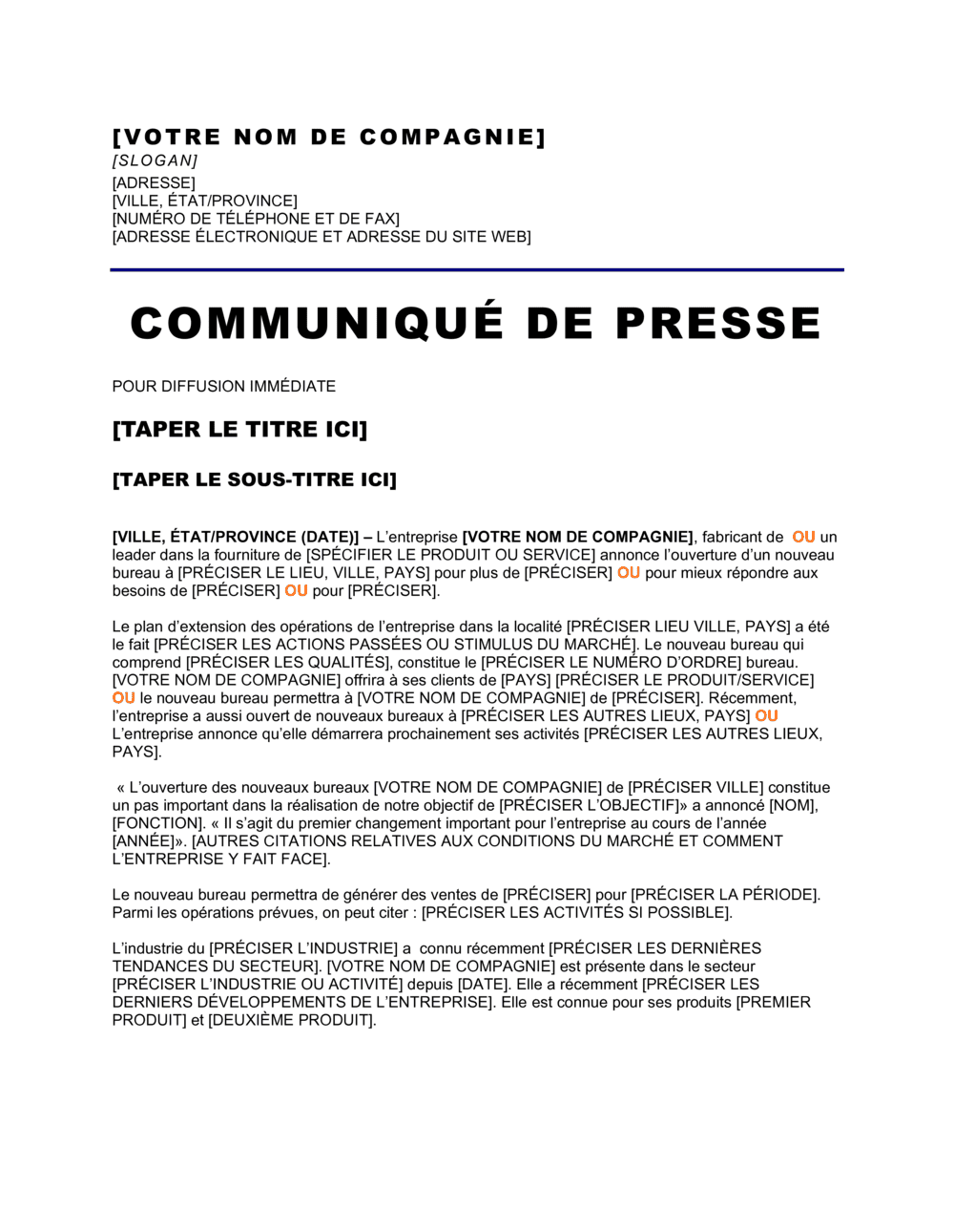 Business-in-a-Box's Communiqué de presse Annonce d'ouverture d'une succursale