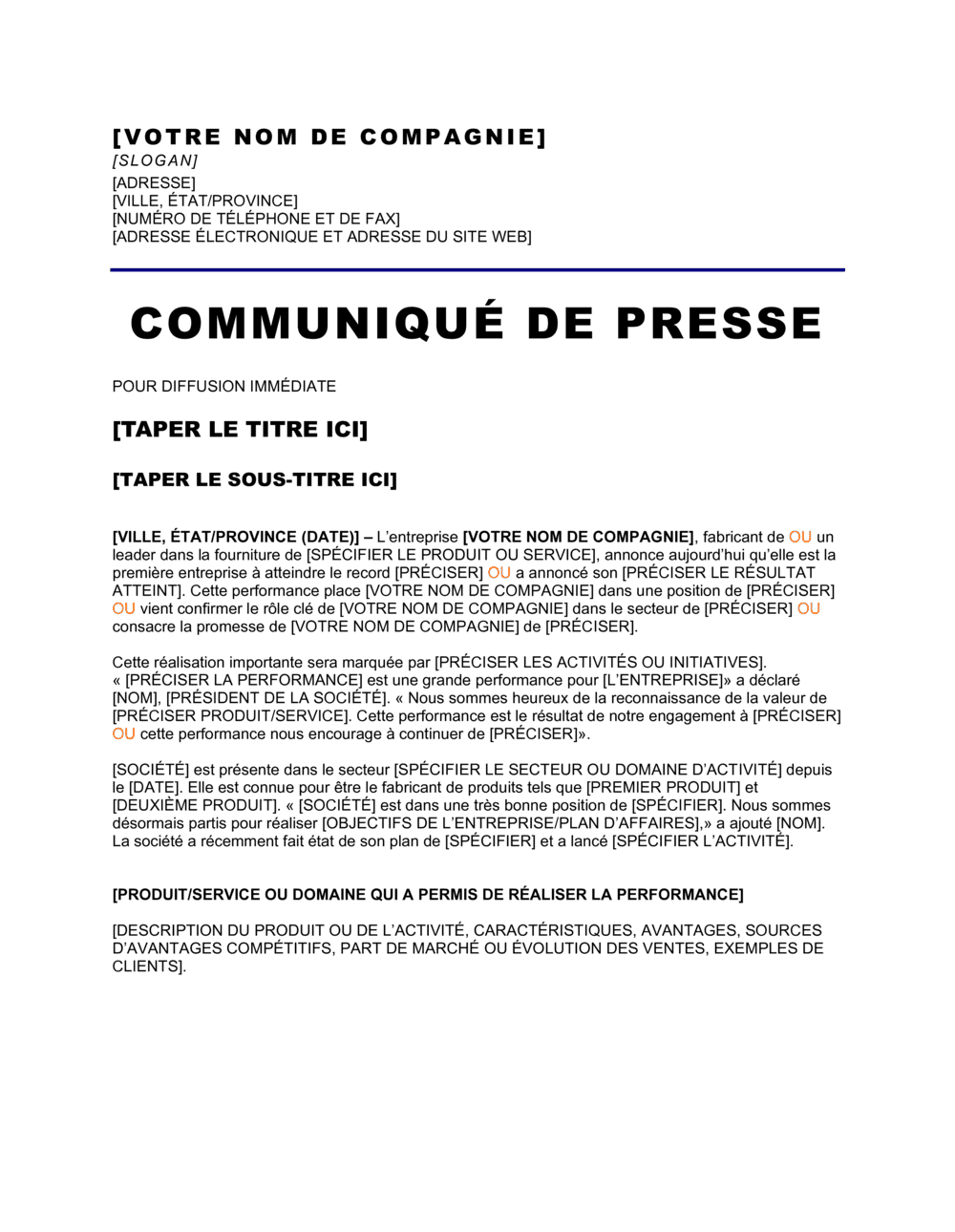 Business-in-a-Box's Communiqué de presse Annonce d'une réalisation importante