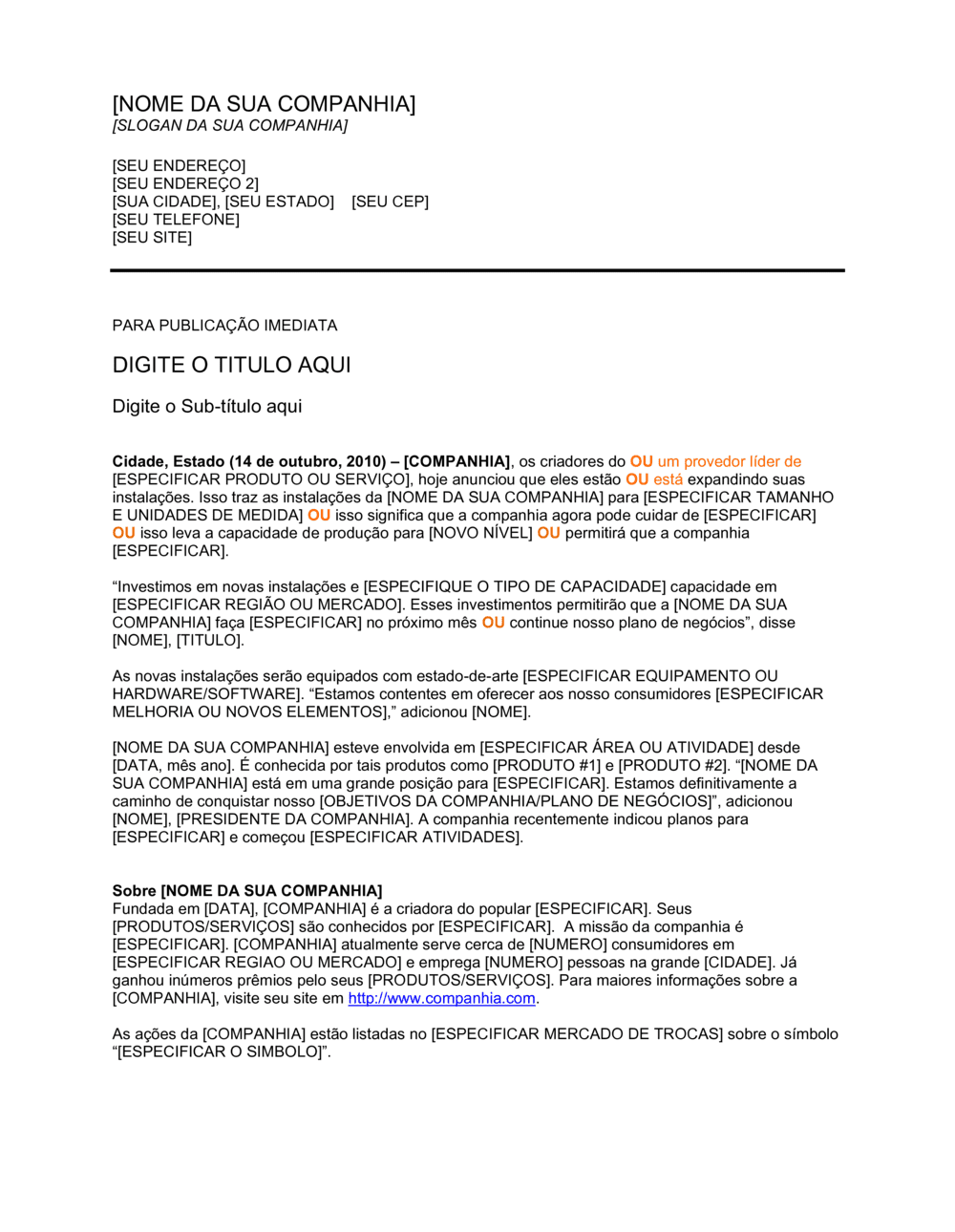 Business-in-a-Box's Comunicado de Imprensa Companhia Expandiu suas Estruturas