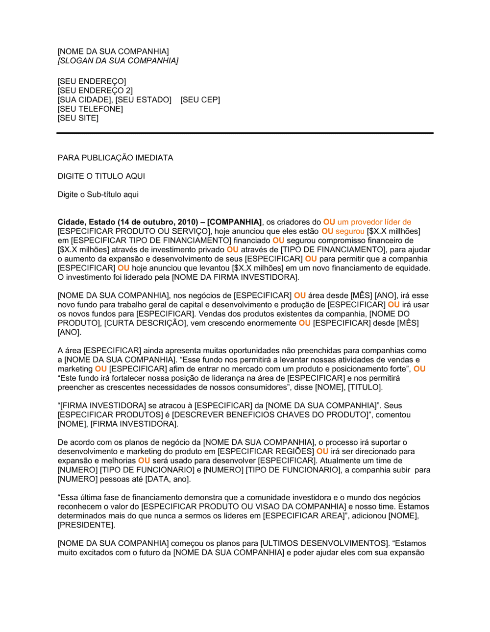 Business-in-a-Box's Comunicado de Imprensa Companhia Recebeu um Financiamento