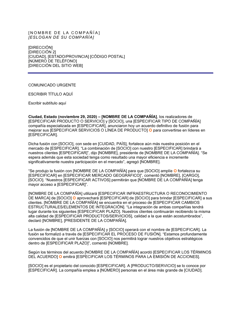 Business-in-a-Box's Comunicado de prensa la compañía ha logrado un acuerdo de fusión