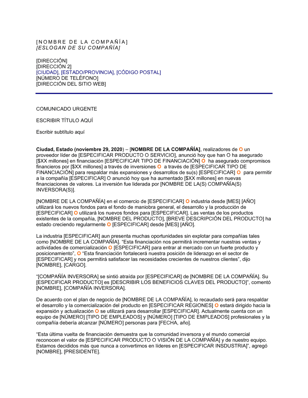 Business-in-a-Box's Comunicado de prensa la compañía ha recibido apoyo financiero