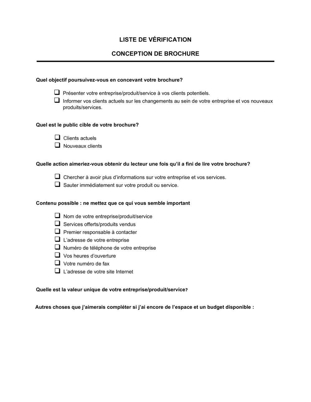 Business-in-a-Box's Concevoir une brochure