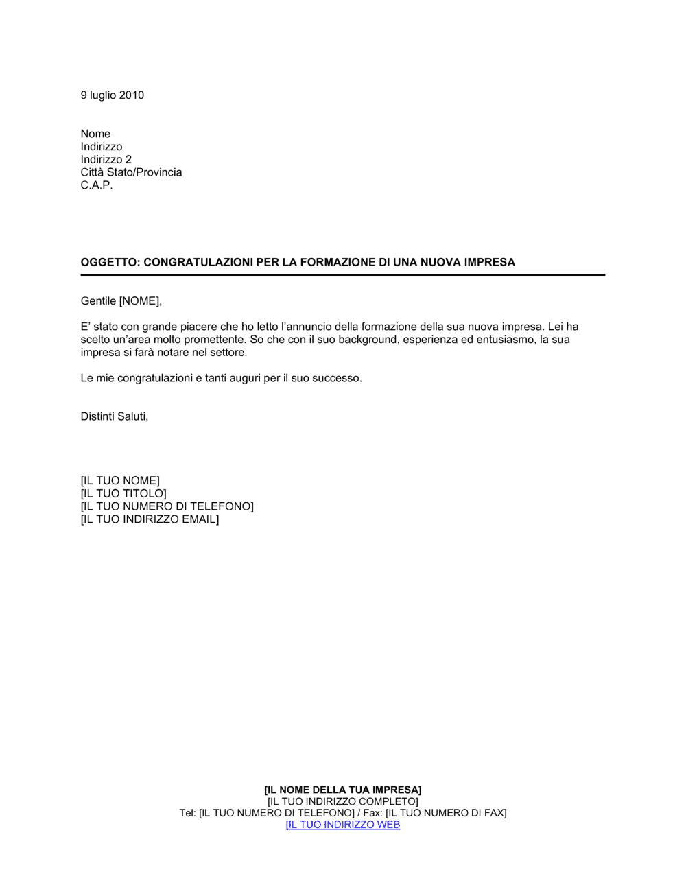 Business-in-a-Box's Congratulazioni per la formazione di una nuova impresa