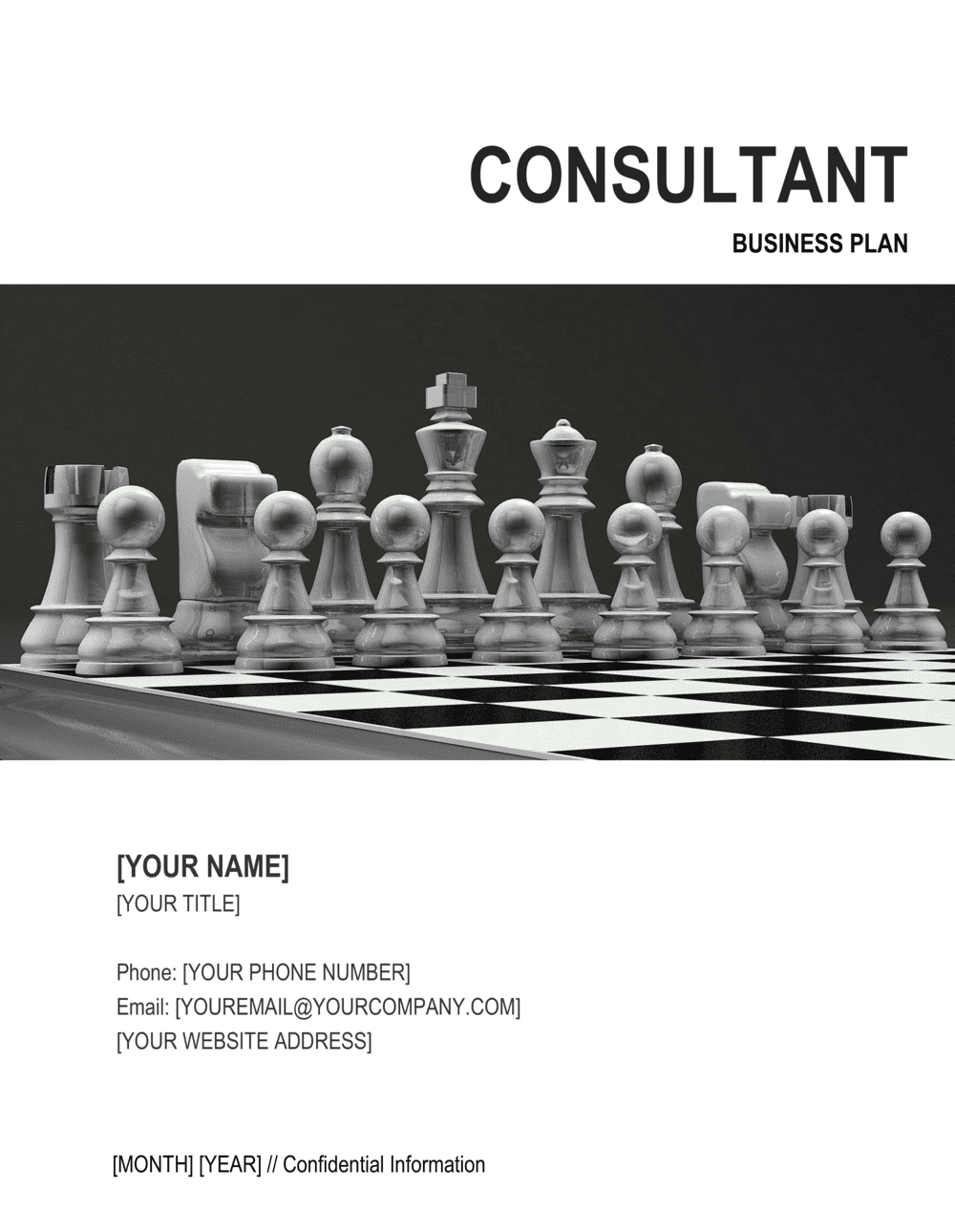Consultant Business Plan Template (Download)