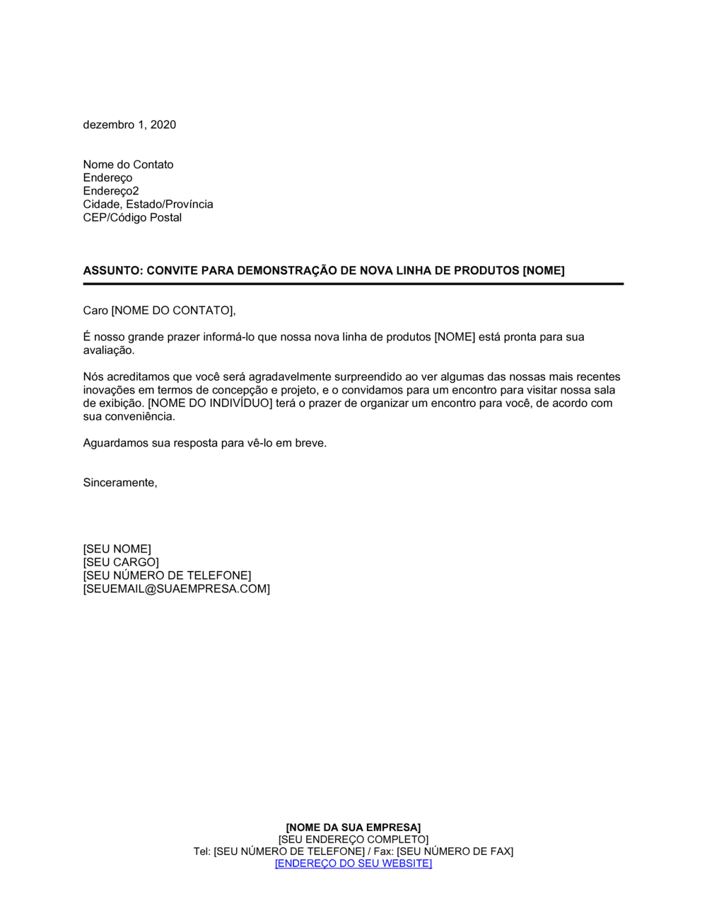 Business-in-a-Box's Convite para Demonstração da Nova Linha de Produtos