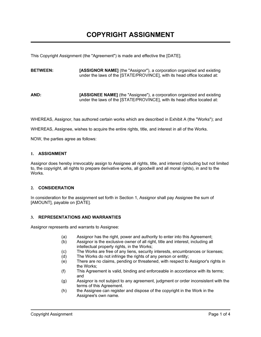 assignment rights uk