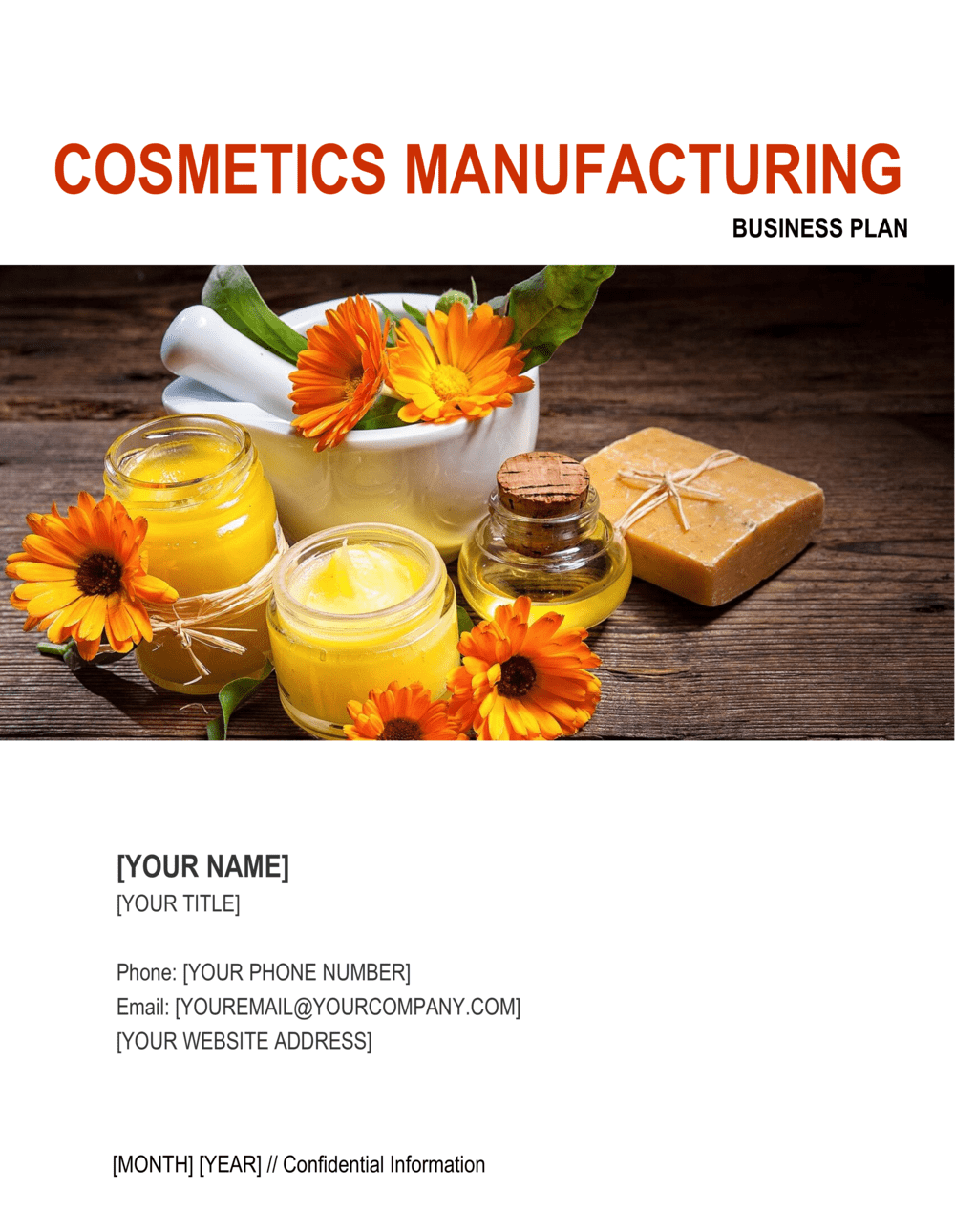 cosmetics business plan in india