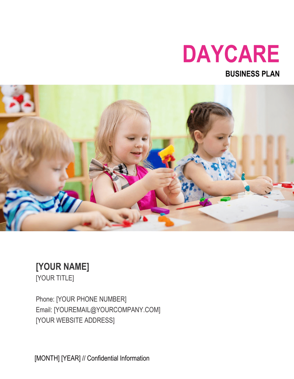 How To Write A Business Plan For A Child Care Center Encycloall