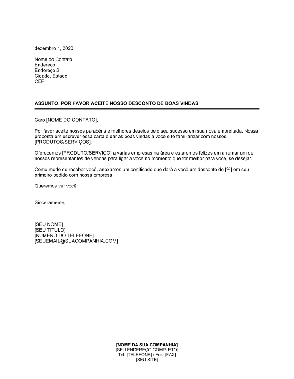 Business-in-a-Box's Desconto de Boas Vindas para Nova Empresa