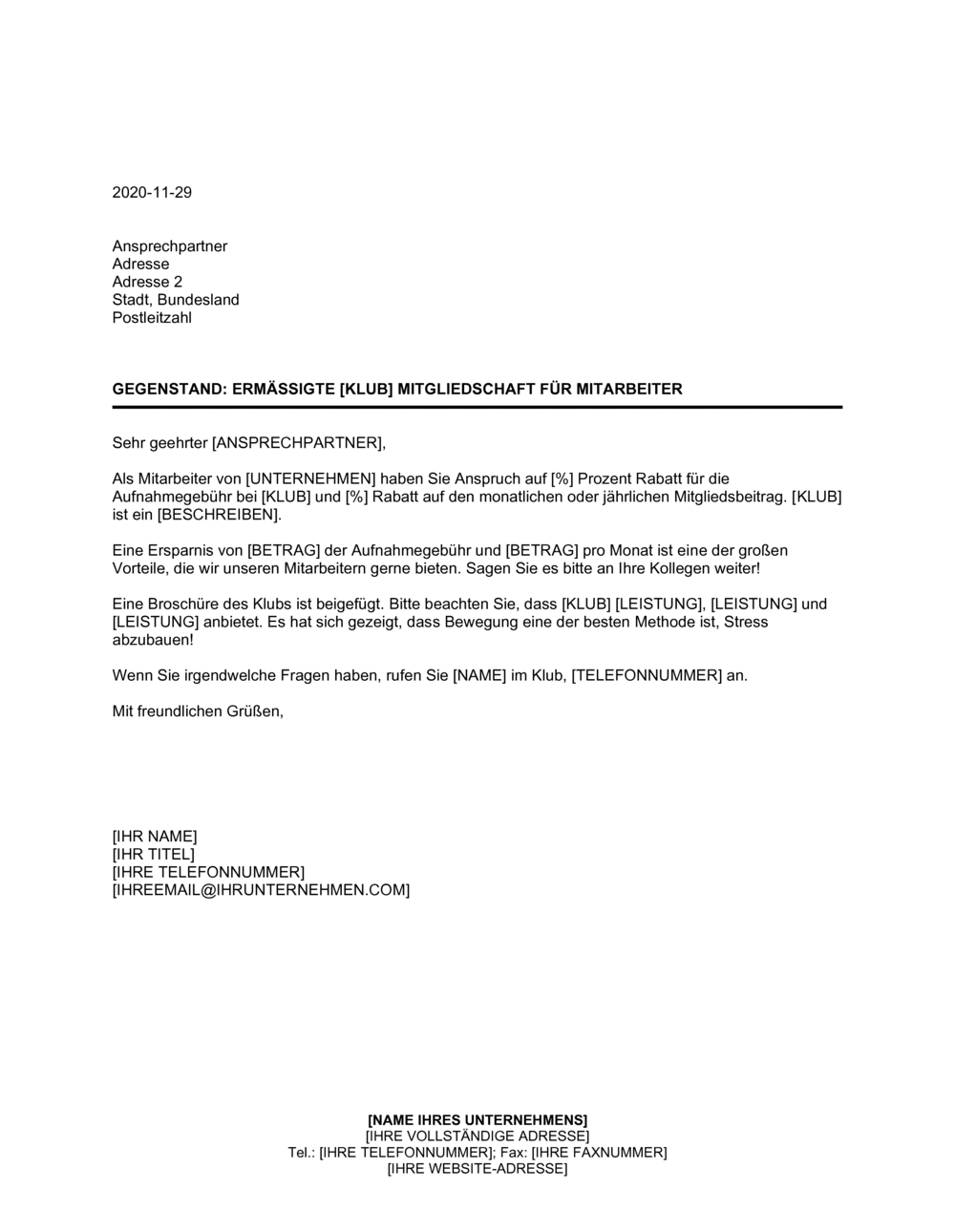 Business-in-a-Box's Ermäßigte Mitgliedschaft für Mitarbeiter