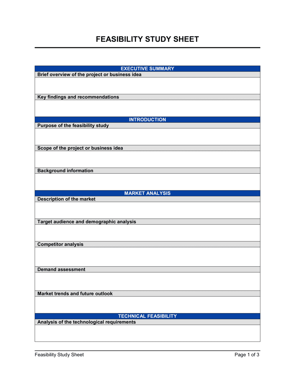 Feasibility Study Template Examples Pro Forma 101: Part 3 How Much Feasibility Study Template Examples Pro Forma 101: Part 3 How Much