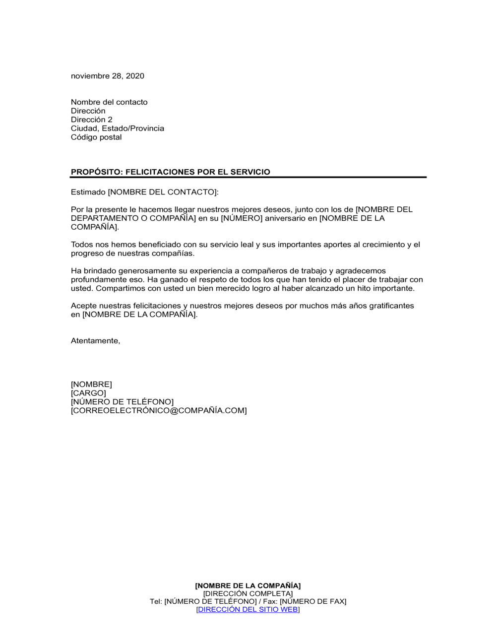 Business-in-a-Box's Felicitaciones por el servicio