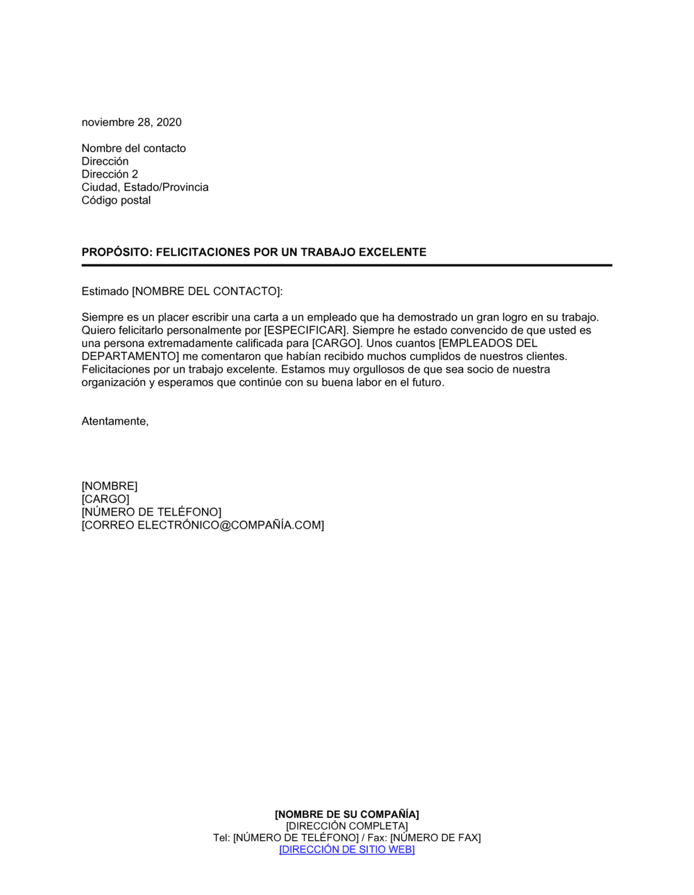 Business-in-a-Box's Felicitaciones por un trabajo excelente