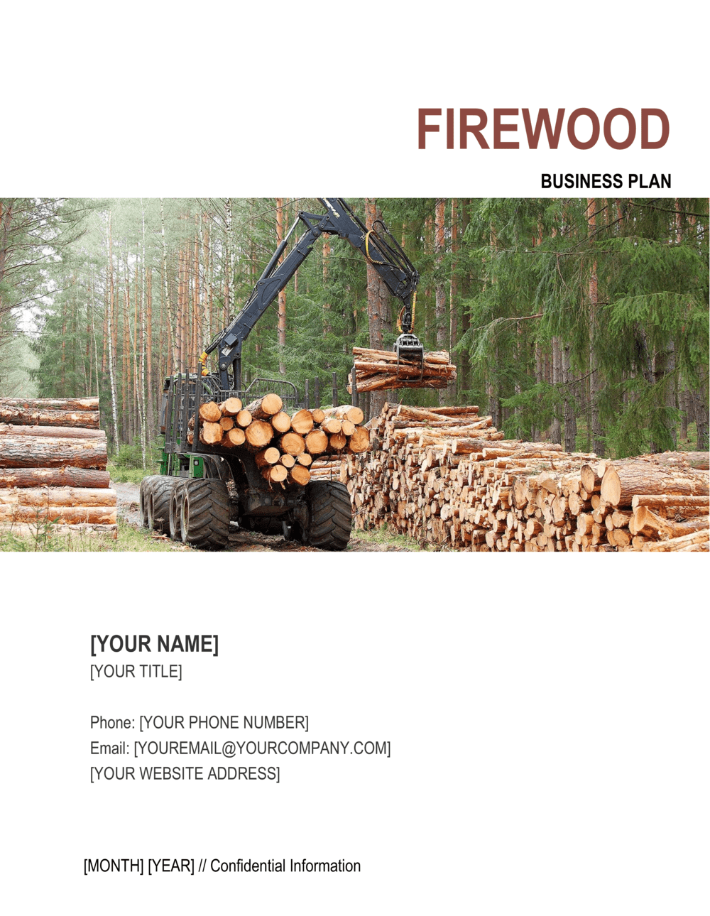 Business-in-a-Box's Firewood Business Plan Template