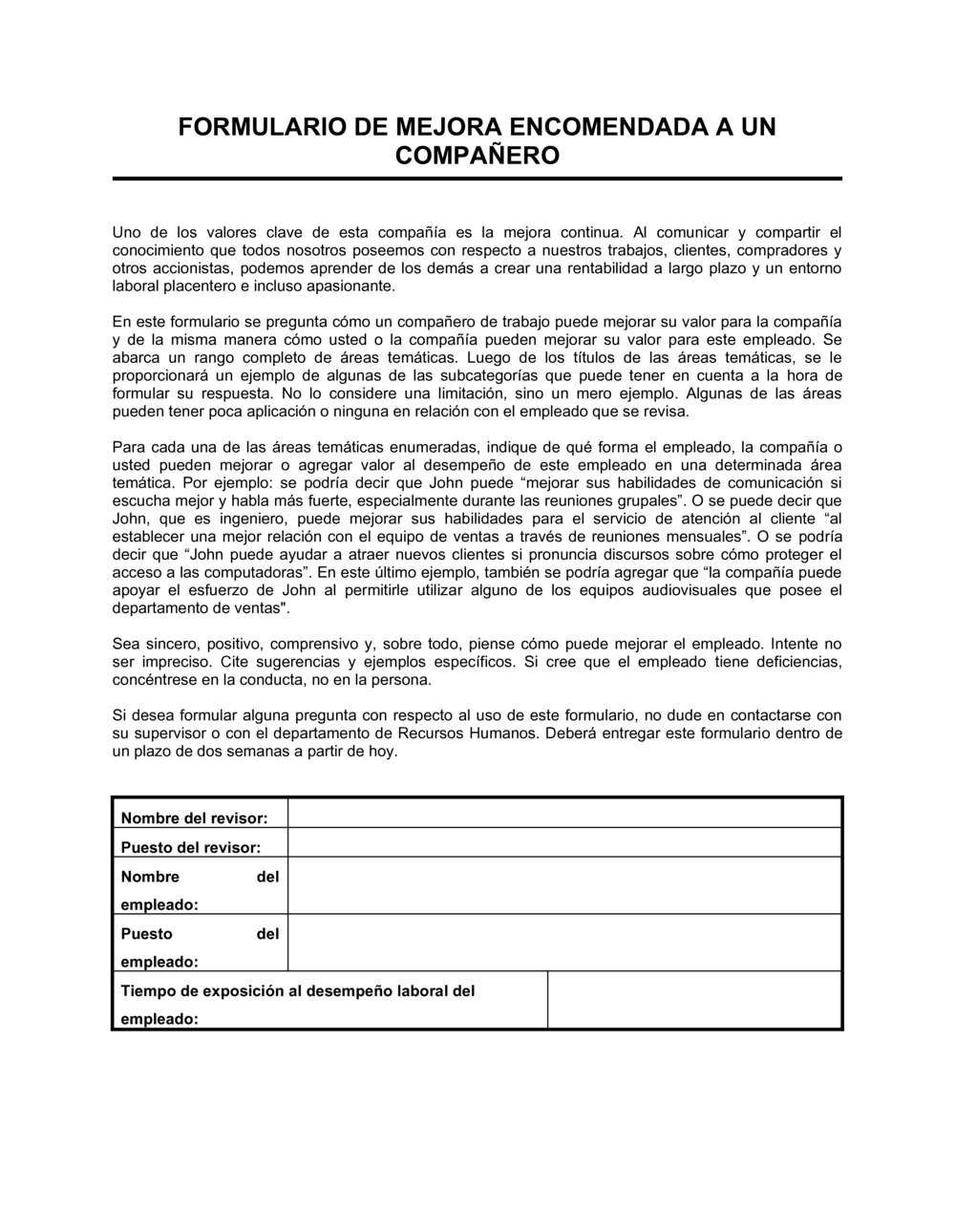 Business-in-a-Box's Formulario para mejorar la relación entre pares1