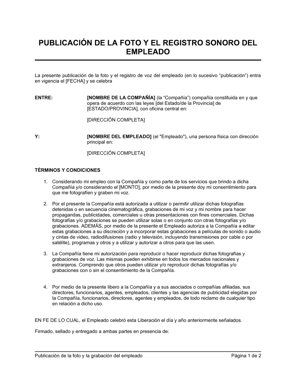 Business-in-a-Box's Foto del empleado y registro de voz del empleado