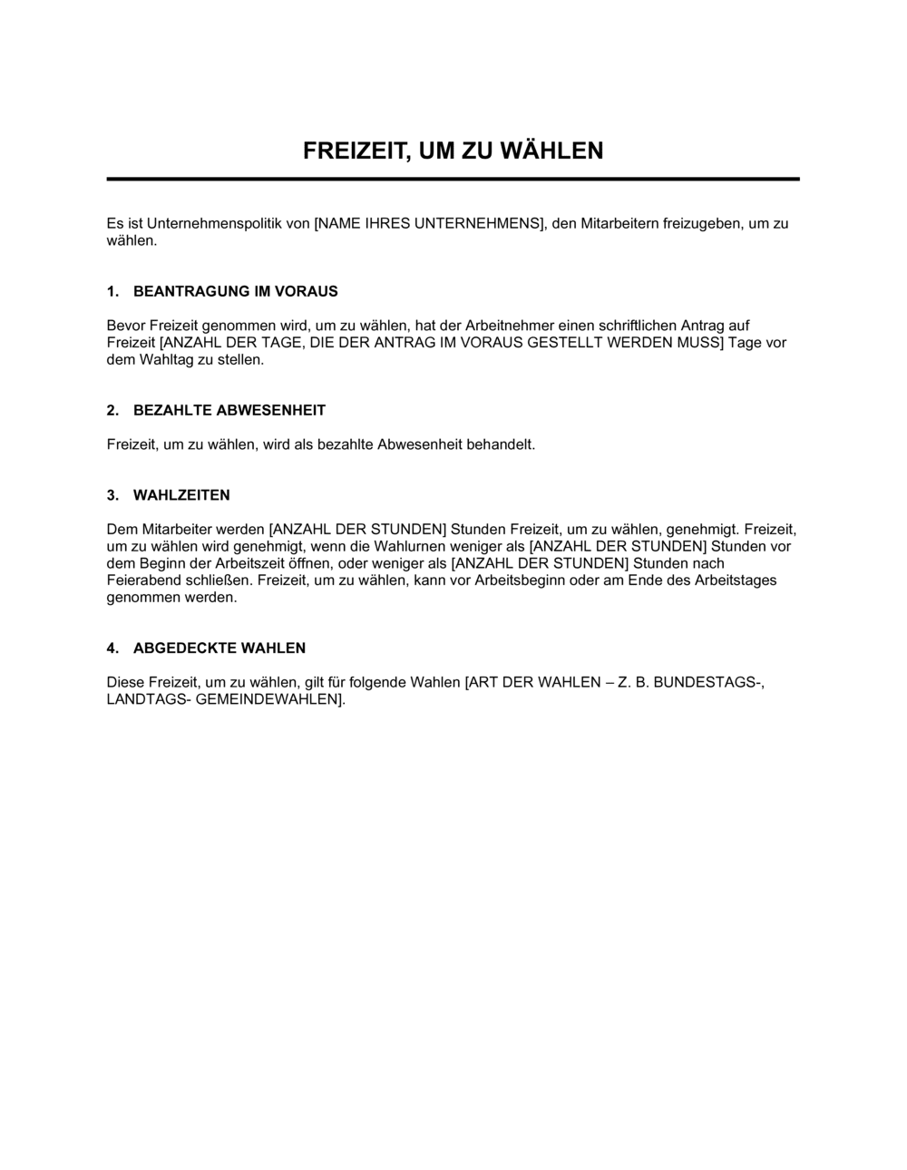 Business-in-a-Box's Freizeit um zu wählen