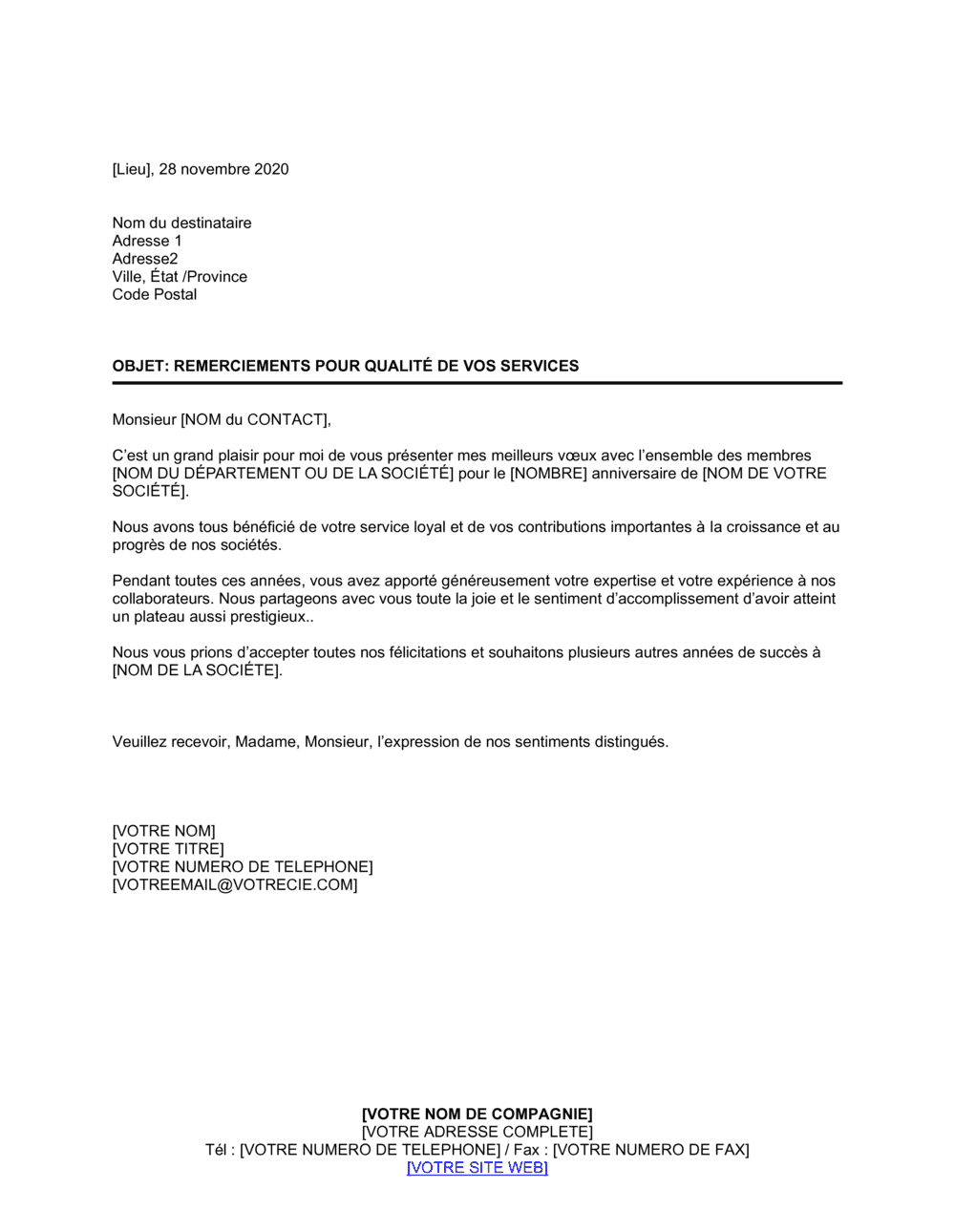 Business-in-a-Box's Félicitations pour anniversaire d'une société